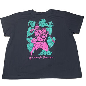 Women's Marvel Black Panther Wakanda Forever Short Sleeve Tee 2X